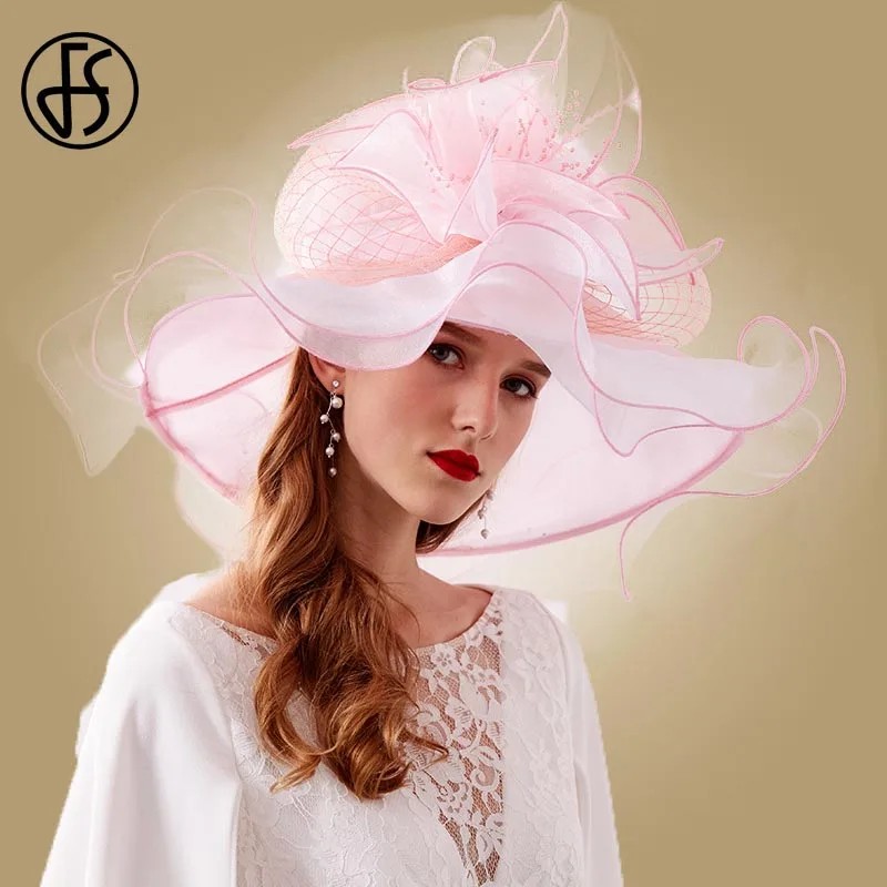 FS Королевского синего цвета свадебные церковные головные уборы для женщин