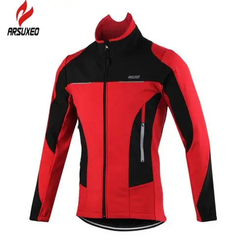 ARSUXEO 2017 Thermal font b Cycling b font font b Jerseys b font MTB Bike font