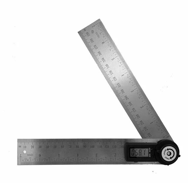 200mm Digital angle ruler protractor angle finder stainless steel