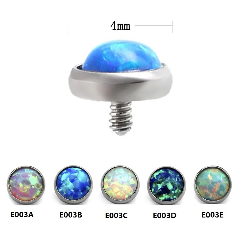 1 pair Blue and Pink sky acrylic screw fit flesh tunnel ear plug gauges ear expander Body Piercing Jewelrys