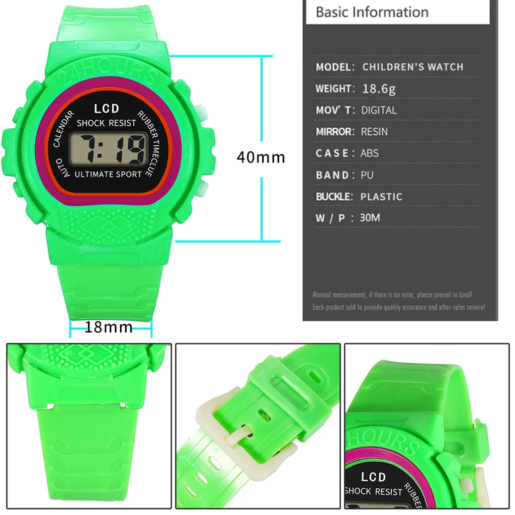 Детские часы для девочек, аналоговые, цифровые, спортивные, светодиодный, электронные, силиконовые, водонепроницаемые, наручные часы, новинка c0604