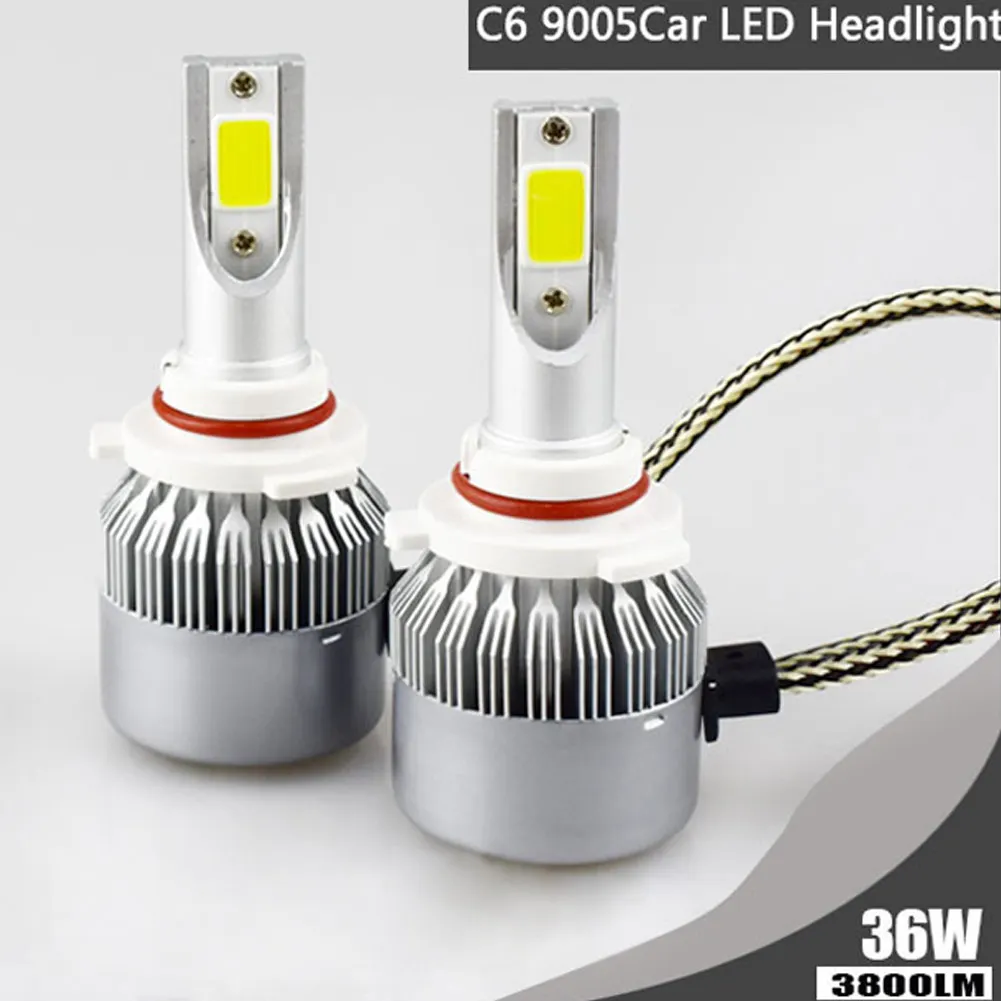 

4PCS Combo High Low Beam LED Headlight Kit Bulbs H4 H7 H11 9005 High power ultra brightness durable waterproof Energy saving