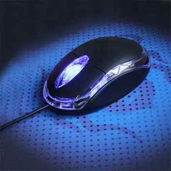 

Wired Mouse Computer Mouse 3 Button Easy use USB 3D lightning Optical Wire Mouse Mice For Computer PC Laptop Notebook #1
