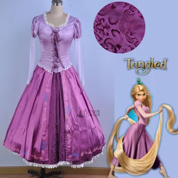 

Athemis Yuichiro Hyakuya Princess Repunzel Cosplay Costume dress custom made size