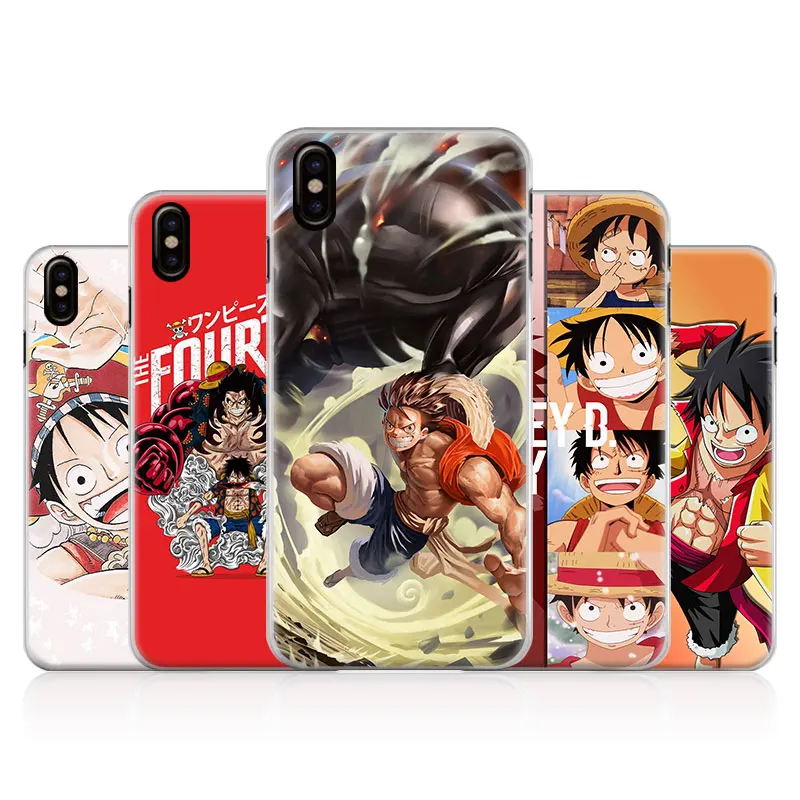 

One Piece OP Monkey D Luffy Straw Hat Coque Phone Case Cover Shell For Apple iPhone X 8Plus 8 7Plus 7 6sPlus 6s 6Plus 6 5 5S SE