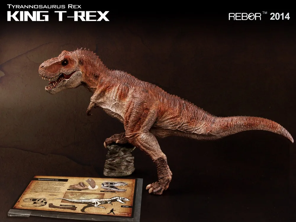 

REBOR 1:35 Tyrannosaurus Rex King T-REX Deluxe Pack Collector's Edition Dinosaur Figure