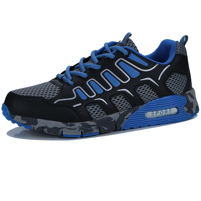 

Brand New Breathable Soft Men Running Shoes Black Sneakers Sports Footwear Male Walking Shoes Zapatillas Outdoor Men Shoes Run