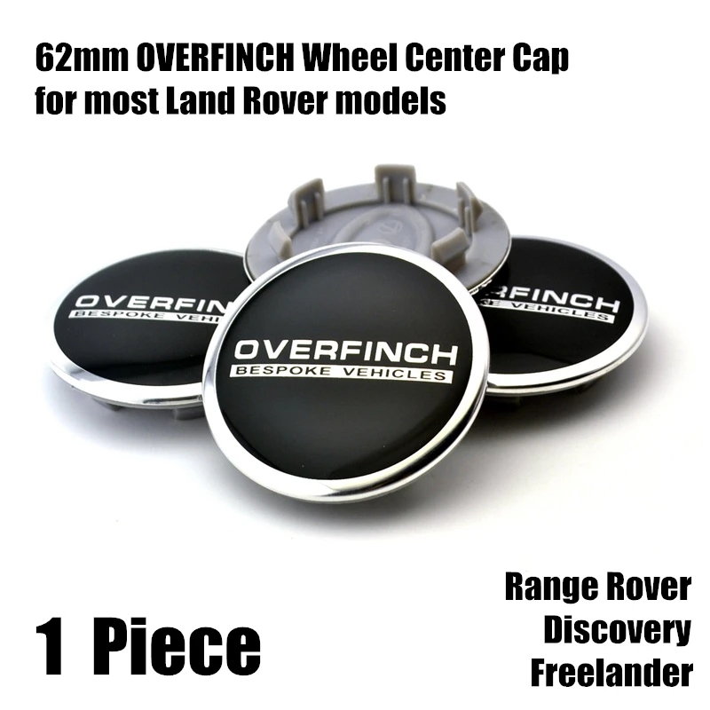 

4 pcs overfinch Emblem 62mm Wheel Center Cap For Range Rover Discovery Freelander Hub Cap Car Accesories BJ32-1130-AB