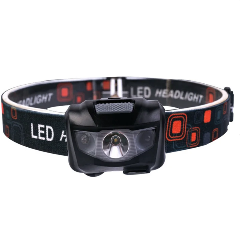 

2pcs Practical Waterproof LED Flashlight 3 Modes Rechargeable Outdoor Headlight for Fishing Hunting Induction Head lamp