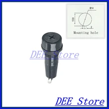 6x30 предохранитель блок держатель предохранителя Панель Крепление Держатель предохранителя держатели предохранителей для 6*30 мм цилиндрическое стекло трубка/керамический предохранитель