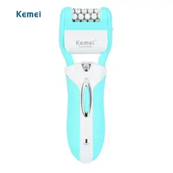 Kemei для депиляции Эпилятор 3 в 1 Перезаряжаемые удаления волос для Для женщин Эпиляторы Dead удаление натоптышей Уход за ногами D43