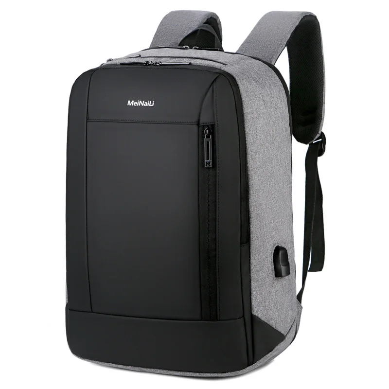 Fashion large male travel bag school bag man business laptop backpack  casual usb charging computer backpacks style bags 177