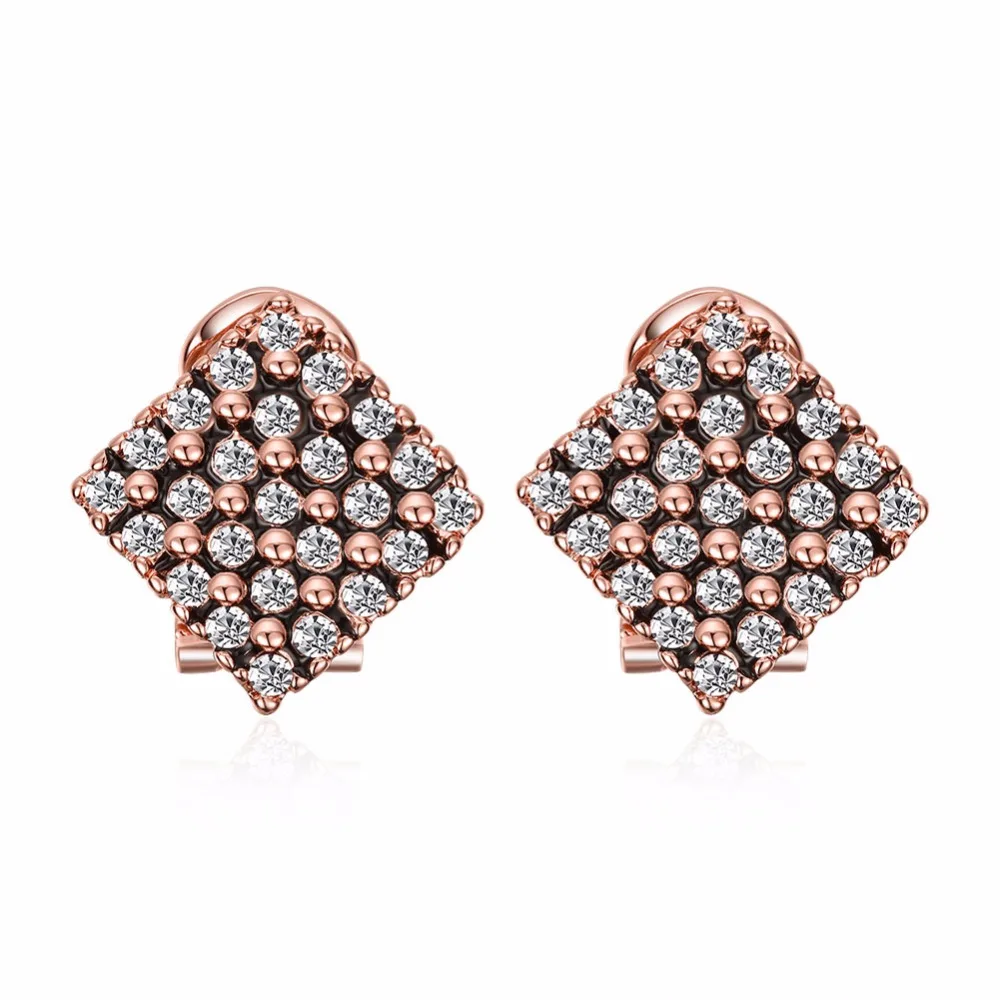 New Amazing Elegant Good Quality Sparkle CZ Diamond Intensive Pave Rose