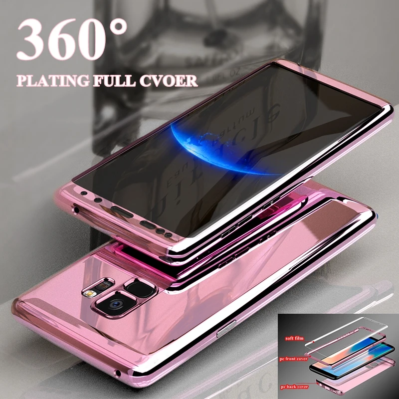 De Lujo Suave TPU silicona cubierta caso completo 360 para Samsung Galaxy Note 9