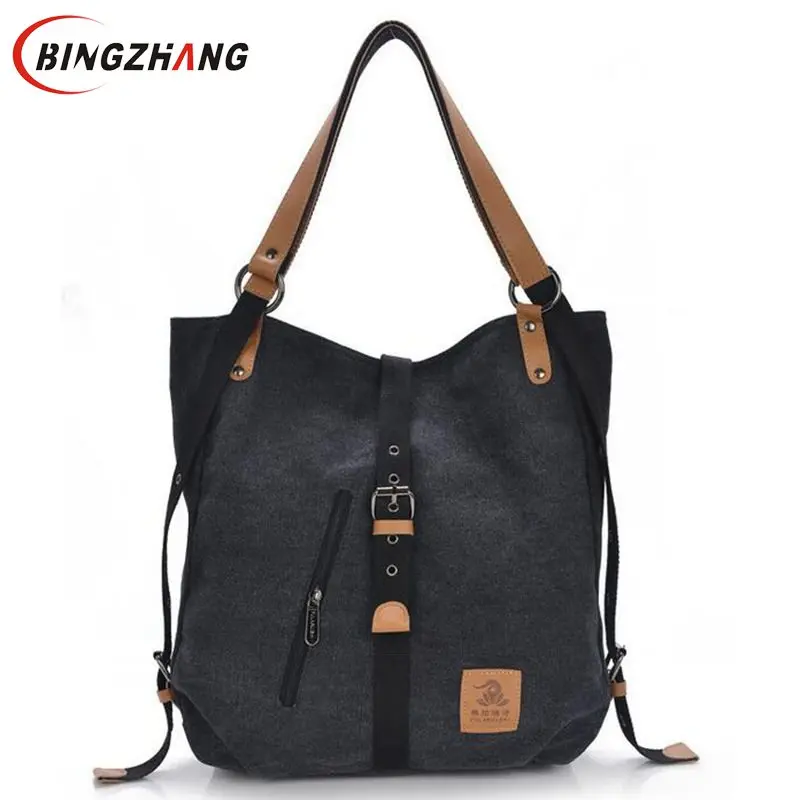  2017 New Fashion Female Handbag Lady Girls Casual Canvas Handbag Shoulder Bag Multifunctional Women Messenger Bag L4-2475 