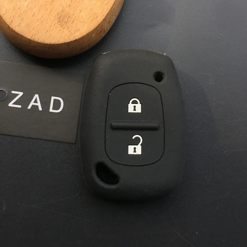2 кнопки силиконовой резины автомобиль дистанционного ключа Fob чехол в виде ракушки для Renault Master Trafic ключ чехол