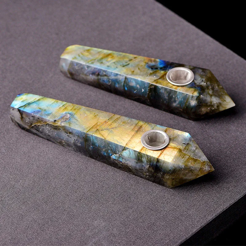 labradorite quartz crystal smoking pipes (3)