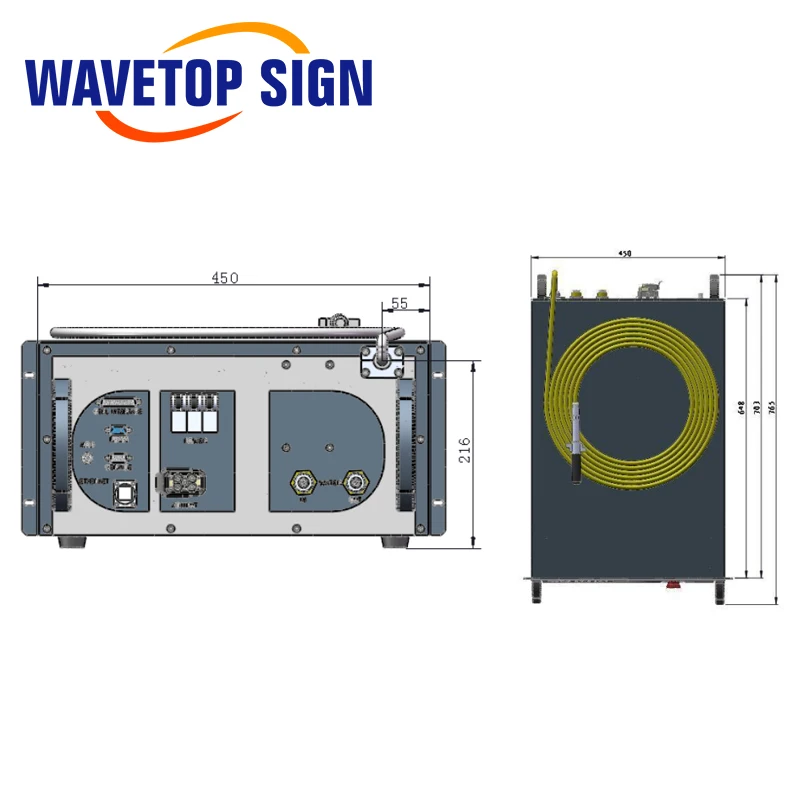 Raycus 500 Вт 750w 1000w одномодульная волоконные лазеры модуль 1064nm RFL C500 C750 C1000 для волокно