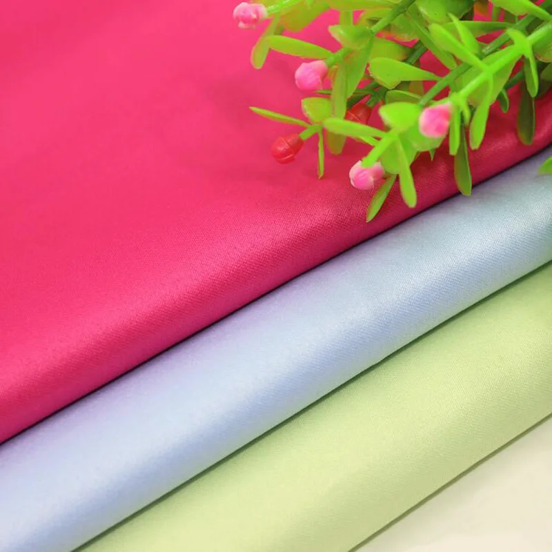 

Good Drapery 100% Polyester Bridal Satin Fabric For Wedding Dress