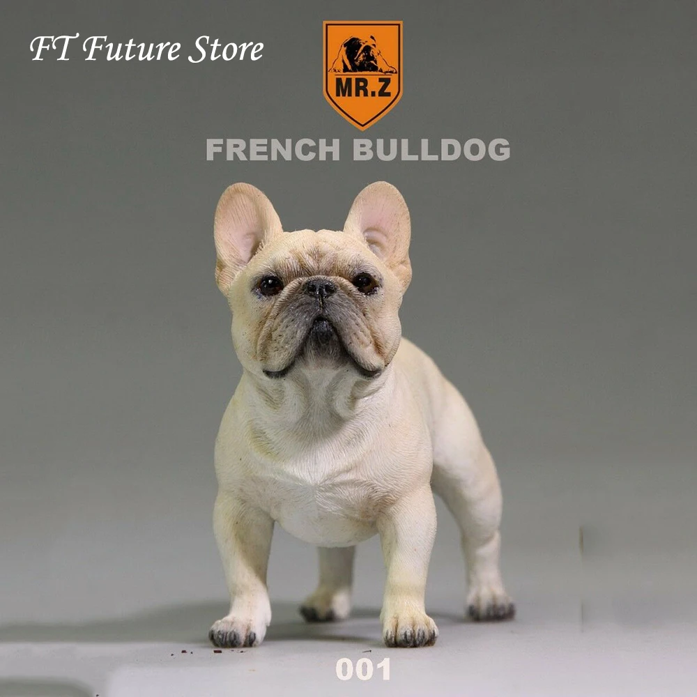 

Mr.Z 001 1/6 Scale Cream Color French Bulldog Simulation Dog Puppy Pet Animal Toy Resin for 12" Action Figure Scene Accessories