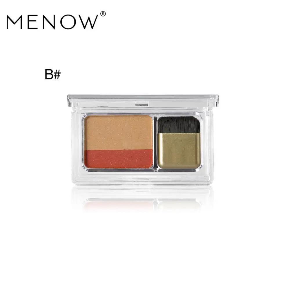 MENOW двухцветные мерцающие матовые тени для век Make up Pallete Fashion Lazy Eye Shadow Makeup E419 - Цвет: B