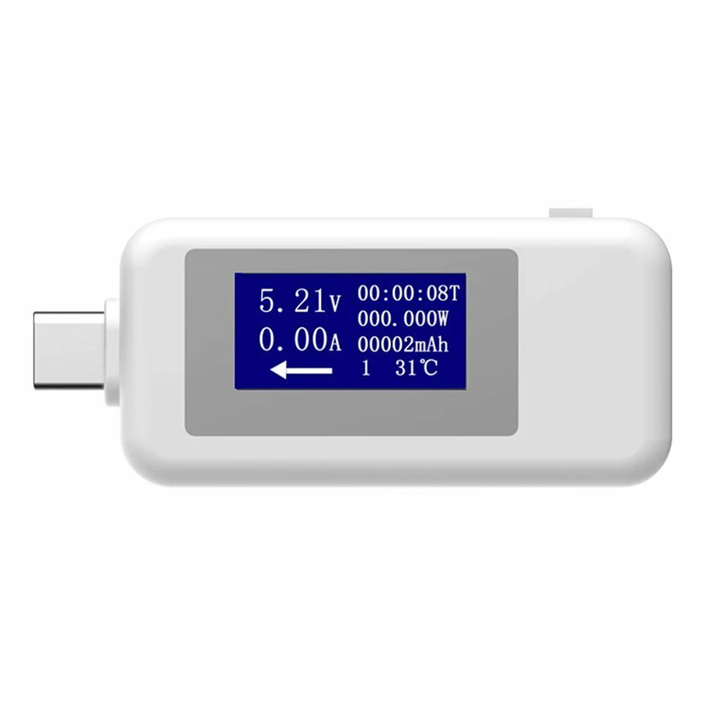 Тип-c многофункциональный двойной USB вольтметр тестер монитор тока Напряжение Ампер Цифровой Измеритель Тестер детектор напряжения