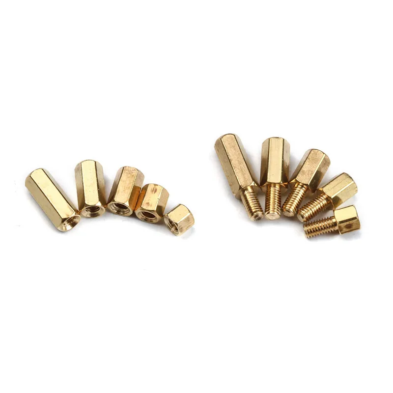 bronze spacer impasse parafusos rosqueados pilar macho