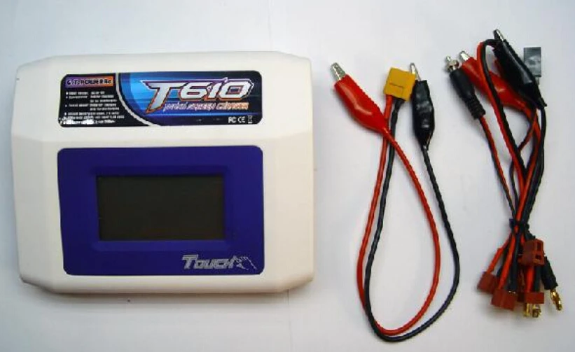 

G.T. Power Touch Screen 200W 1-6S LiPo / LiFe Balance Charger/Discharge T610