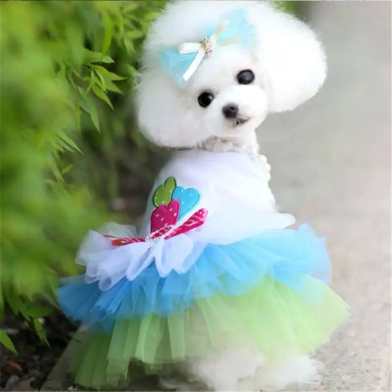 Dog Clothes Soft Princess Clothing For Dog Pet Accessories Pug Chihuahua Small Dog Clothes Supplies Coat