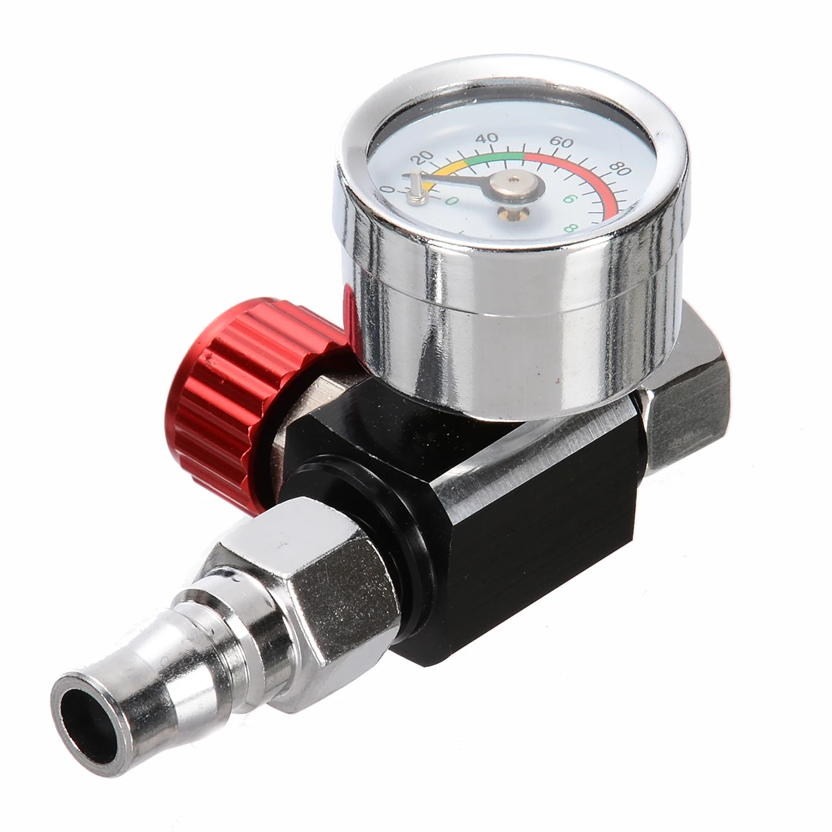 Мини Регулятор воздуха клапан инструмент хвост манометр w/сопло прочный для эффективного измерения давления спрей инструмент Mayitr