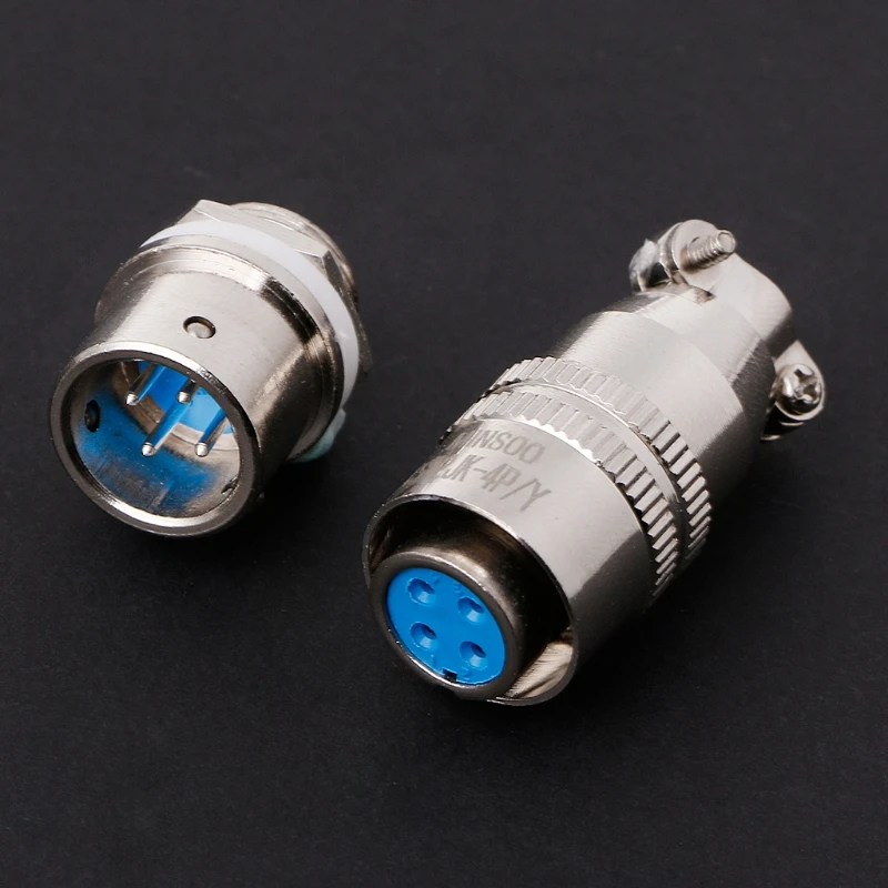 

1 Set 2/3/4//5/6/7 Pin 12mm XS12 Aviation Connector Air Plug Cable Connectors
