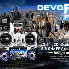 Walkera WK-DEVO-F7 FPV Devention 7CH 2,4 GHz передатчик от первого лица режим просмотра 2