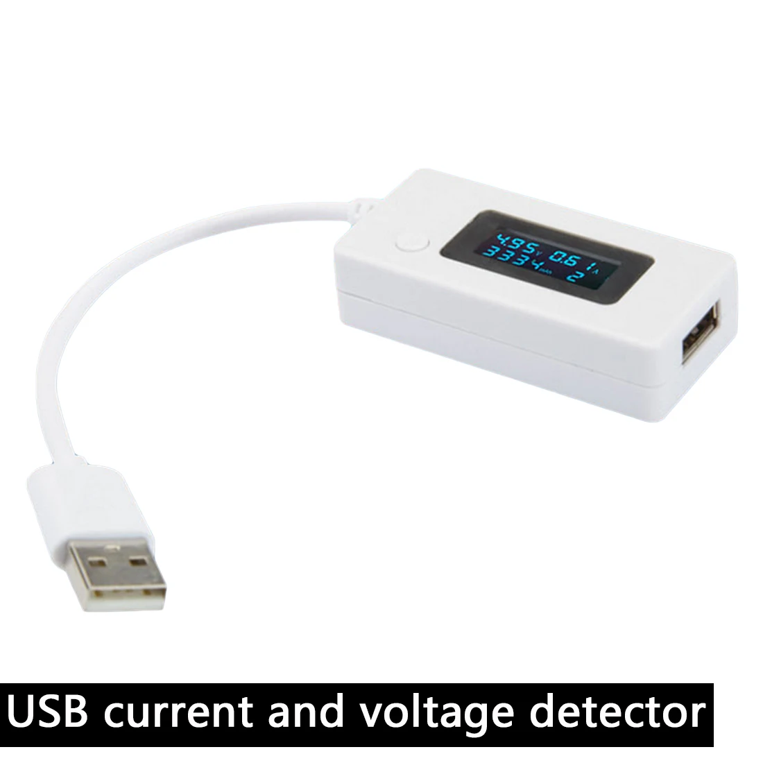 ЖК-экран USB мини креативный тестер для телефона портативный измеритель