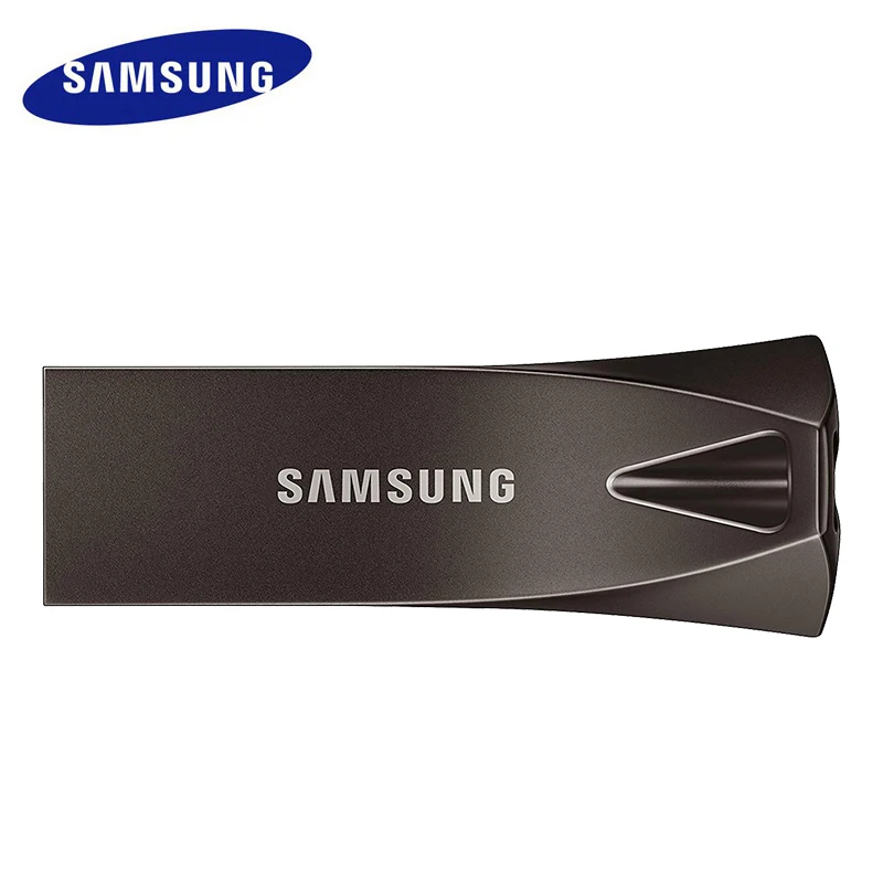 SAMSUNG флэш-накопитель USB 32G 64G 128G 256G USB 3,1 Металлический Мини-накопитель Флешка карта памяти устройство для хранения U диск - Цвет: Black