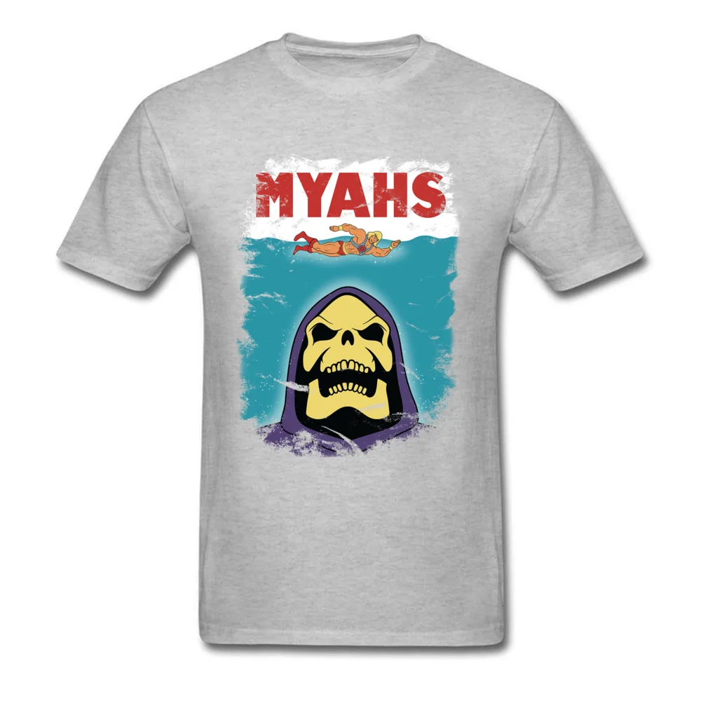 Мужская футболка с черепом Myahs Винтажная Футболка принтом челюсти летняя одежда