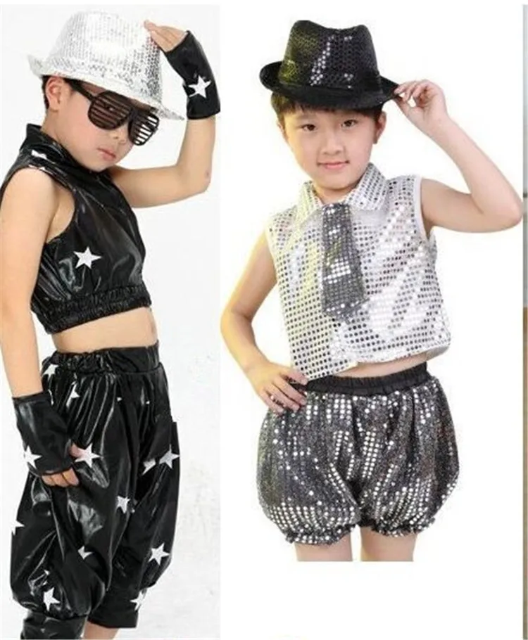 Hot Sale 2018 New Fashion Children Sequins Hat Unisex Jazz Hat Boys And Girls Stage Performance Hat ACA63 (4)