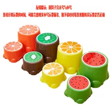 Забавный табурет с фруктами, детский табурет, милый мультяшный табурет для ног, табурет, маленькая скамейка