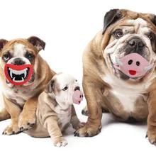 Прочный безопасный Забавный Писк игрушки для собак дьявол губы звук собака игра/жевательный щенок сделать вашу собаку счастливой