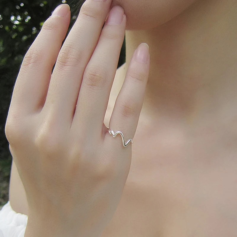 

2019 New 925 Sterling Silver Adjustable Ring 32 Style Flower Star Moon Heart Black Rose Ring for Women Girl Weeding Ring Jewelry