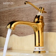 New Brass Basin Faucet Chrome Black Faucet Gold White Sink Mixer Tap Vanity Faucet Hot Cold Water Bathroom Faucet Deck Mounted New Brass Basin Faucet Chrome Black Faucet Gold White Sink Mixer Tap Vanity Faucet Hot Cold Water Bathroom Faucet Deck Mounted
