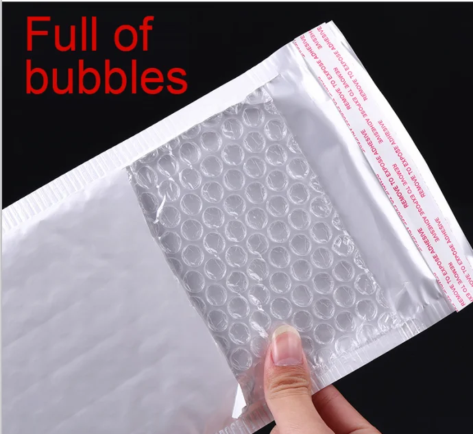 Office Stationery Paper(18* 23cm+ 3.5cm) 10 Pieces / White Envelope Paper Bubble Bag Foam Collision Postage Delivery Bag