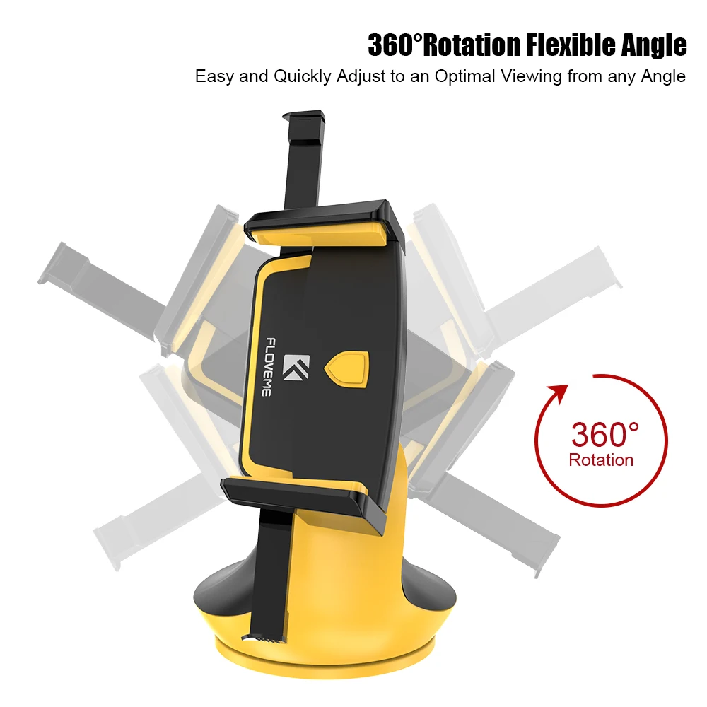 FLOVEME Automatische Sperre Mobile Auto Halter Schwan Form Auto Telefon Halter Desk Stand Halter Fü