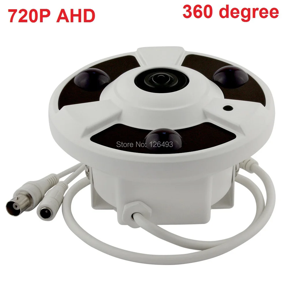 

CCTV indoor home Security Analog HD Surveillance Panoramic 360 Degree View Camera 1.0MP 720P Dome AHD Camera