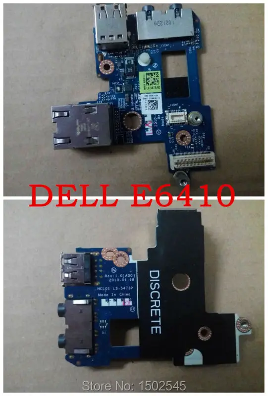 

Free shipping genuine original laptop USB audio board Ethernet board for Dell Latitude E6410 KHKG5 LS-5473P CN-0kHKG5 LAN board