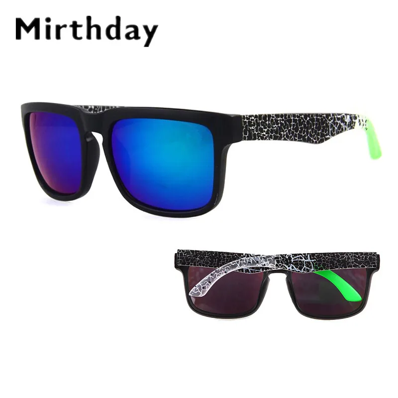 Винтажные мужские солнцезащитные очки KEN BLOCK, брендовые дизайнерские Светоотражающие зеркальные солнцезащитные очки, мужские и женские ретро квадратные очки для вождения, УФ