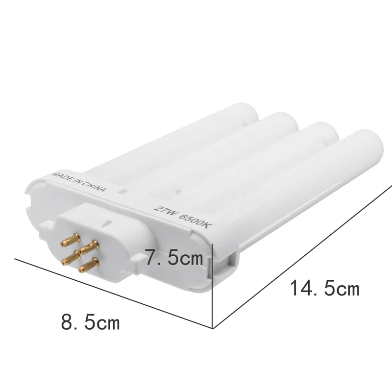 IKVVT 27 Вт FML27/65 K Энергосберегающая компактная люминесцентная 4 Pin Quad трубки светильник лампа