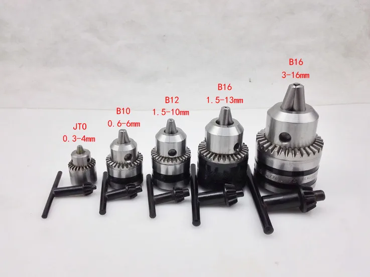 JT0 B10 B12 B16 Tapered Drill Chuck Key 