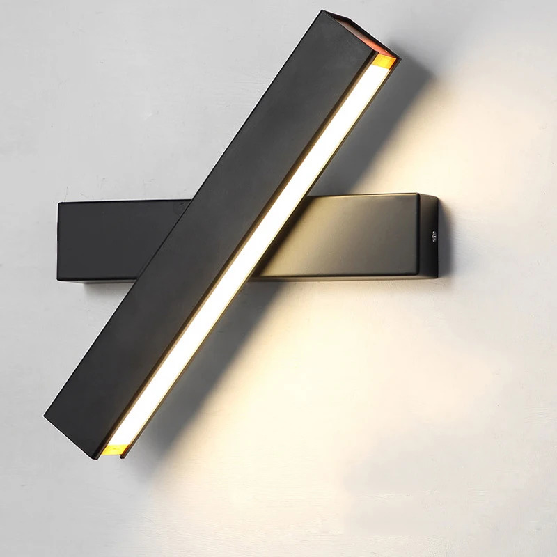 Comprar Feimefeiyou creativa lámpara de pared led simple moderna habitación pasillo pared dormitorio lámpara de noche ángulo ajustable