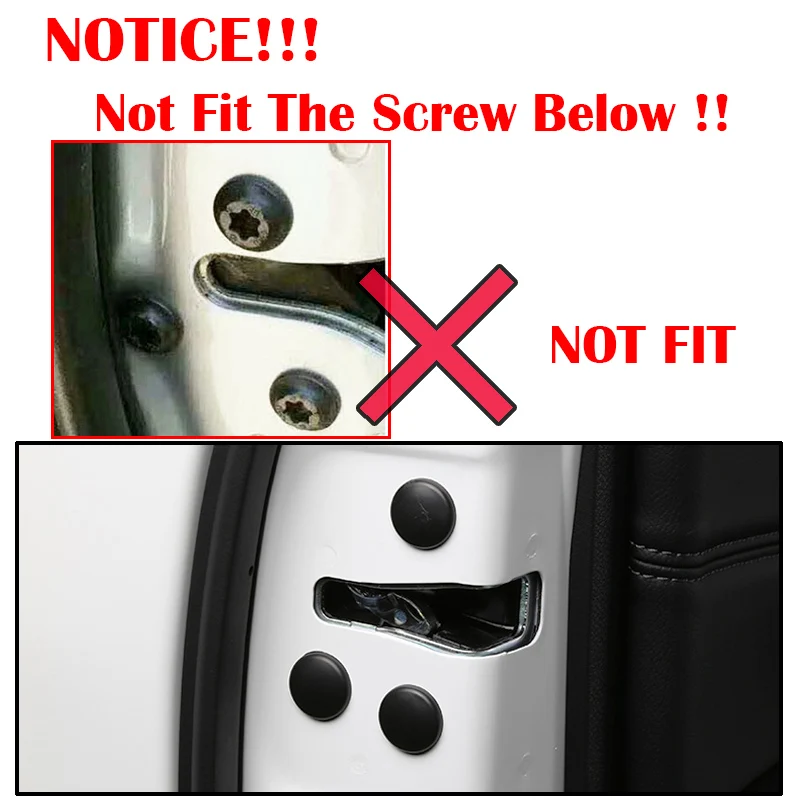 Car Door Lock Screw Protector Cover for Hyundai Tucson Elantra Creta IX25 IX35 Sonata Solaris Santa Fe I30 Accent Creta Azera car door lock cover,car door cover,car interior accessories,car exterior accessories