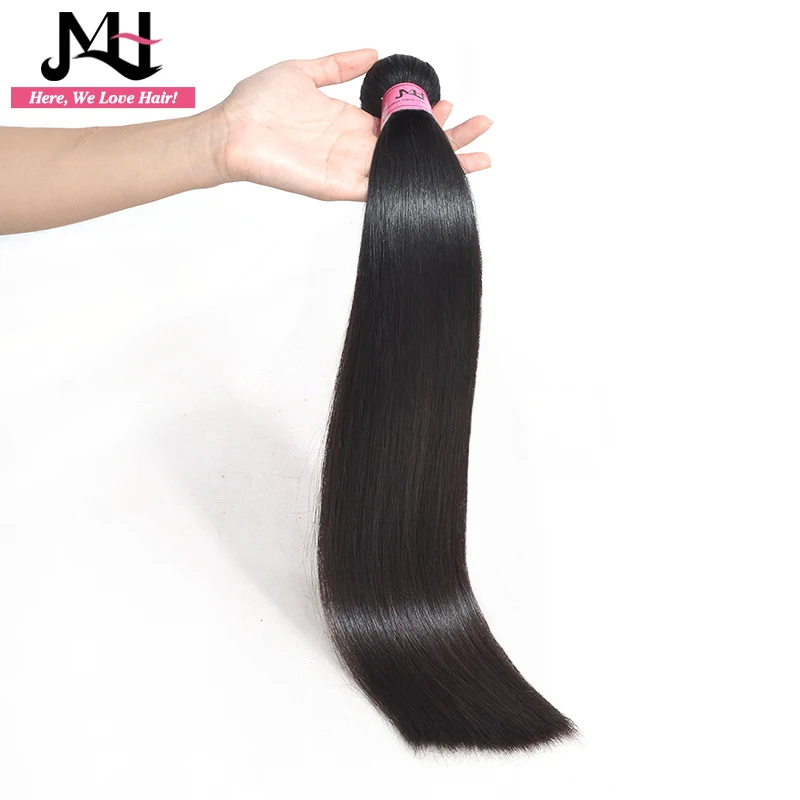 

JVH Brazilian Hair Weave Bundles Straight Remy Hair Natural Color 100% Human Hair Extension 8-28inch